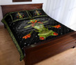Frog Reflection Pattern Quilt Bed Sheets Spread Duvet Cover Bedding Sets
