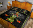 Frog Reflection Pattern Quilt Bed Sheets Spread Duvet Cover Bedding Sets