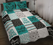 Shih Tzu Dog Pattern Quilt Bed Set