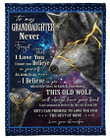 Personalized Wolf To My Granddaughter From Grandpa Fleece Blanket Never Forget That I Love You Great Customized Blanket Gifts For Birthday Christmas Thanksgiving