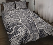 Elephant Monochrome Style Quilt Bedding Set