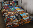 Car Collection Keep Calm An Drive On Quilt Bed Set