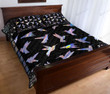Hummingbird Hologram Style Quilt Bed Sheets Spread Duvet Cover Bedding Sets