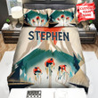 Cycling Bikers Volcano Bed Sheets Spread  Duvet Cover Bedding Sets