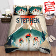 Cycling Bikers Volcano Bed Sheets Spread  Duvet Cover Bedding Sets