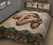 Sloth Vintage Mandala Quilt Bed Set