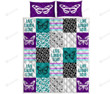 Live Laugh Love Butterfly Pattern Quilt Bed Set