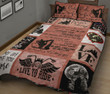 Motorcycling I Choose You To Do Life With Quilt Bed Set