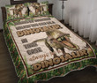 Dinosaur Always Be Yourself Quilt Bed Set
