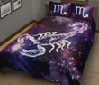 Scorpio Starsign Galaxy Quilt Bed Set