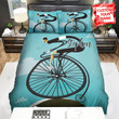 Cycling Vintage Bike Art Bed Sheets Spread  Duvet Cover Bedding Sets