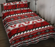 Hair Stylist Red Pattern Quilt Bed Sheets Spread Duvet Cover Bedding Sets