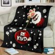 Be Kind Christmas Cat Fleece Blanket Great Customized Blanket Gifts For Birthday Christmas Thanksgiving