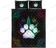 Dog Paw And Weed Art Quilt Bed Sheets Spread Duvet Cover Bedding Sets