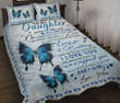 Personalized To My Daughter Never Feel That You Are Alone No Matter How Near Or Far Apart I Am Always Right There In Your Heart Quilt Bed Set