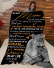 Personalized To My Mom From Son Fleece Sherpa Blanket Great Customized Blanket Gifts For Birthday Christmas Thanksgiving
