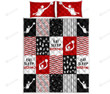 Water Polo Red Quilt Bed Set
