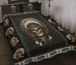 Skull Native Quilt Bed Set