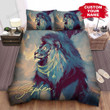 Lion And Feather Bed Sheets Spread  Duvet Cover Bedding Sets