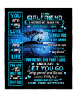 Personalized To My Girlfriend I Can't Let You Go Sherpa Fleece Blanket Great Customized Blanket Gifts For Birthday Christmas Thanksgiving Anniversary