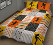 Eat Sleep Basketball Soccer Quilt Bed Set