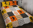 Eat Sleep Basketball Soccer Quilt Bed Set