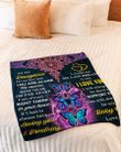 Personalized Butterfly To My Daughter NEVER FEEL THAT YOU ARE ALONE From Mom Fleece Blanket Great Gifts For Birthday Christmas Thanksgiving Anniversary