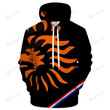 Netherlands Logo 3D All Over Print Hoodie, Or Zip-up Hoodie