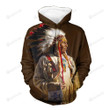 Native American Chief When An Elder Speaks Be silent And Listen 3D All Over Print Hoodie, Or Zip-up Hoodie