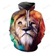Animals Lion 3D All Over Print Hoodie, Or Zip-up Hoodie