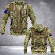 Personalized Custom Name Australian Army Camo Guns And Boots 3d All Over Print Hoodie, Or Zip-up Hoodie
