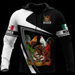 Personalized Rooster Mexico 3D All Over Print Hoodie, Or Zip-up Hoodie
