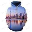 Toronto Skyline 3D All Over Print Hoodie, Or Zip-up Hoodie