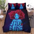 Halloween Sad Clown Girl Bed Sheets Spread Duvet Cover Bedding Sets