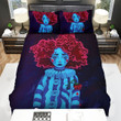 Halloween Sad Clown Girl Bed Sheets Spread Duvet Cover Bedding Sets