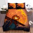 Scarecrow, Halloween, The Night Of The Scarecrow Bed Sheets Spread Duvet Cover Bedding Sets