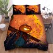 Scarecrow, Halloween, The Night Of The Scarecrow Bed Sheets Spread Duvet Cover Bedding Sets
