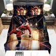 Sneaky Santa Claus In The Museum  Bed Sheets Spread Duvet Cover Bedding Sets