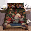 The Santa Claus Trying To Design His Sleigh Bed Sheets Spread Duvet Cover Bedding Sets
