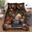 The Santa Claus Trying To Design His Sleigh Bed Sheets Spread Duvet Cover Bedding Sets