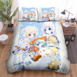 Hugging Snowman Of Them Bed Sheets Spread Duvet Cover Bedding Sets