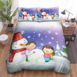Fun Of Kids With Snowman Bed Sheets Spread Duvet Cover Bedding Sets