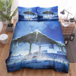 Snowman On The Terrace Bed Sheets Spread Duvet Cover Bedding Sets
