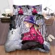 The Bear Snowman Bed Sheets Spread Duvet Cover Bedding Sets