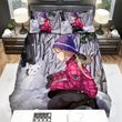 The Bear Snowman Bed Sheets Spread Duvet Cover Bedding Sets