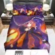 Halloween, Witch, Long Ears Witch Art Bed Sheets Spread Duvet Cover Bedding Sets