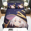 Halloween, Witch, Shy Girl Art Bed Sheets Spread Duvet Cover Bedding Sets