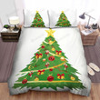 Background Christmas Tree For Christmas Bed Sheets Spread Duvet Cover Bedding Sets