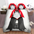 Halloween Vampire Fat Dracula Illustration Bed Sheets Spread Duvet Cover Bedding Sets