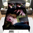 Halloween Creepy Vampire Lady Vs Vampire Hunter Bed Sheets Spread Duvet Cover Bedding Sets